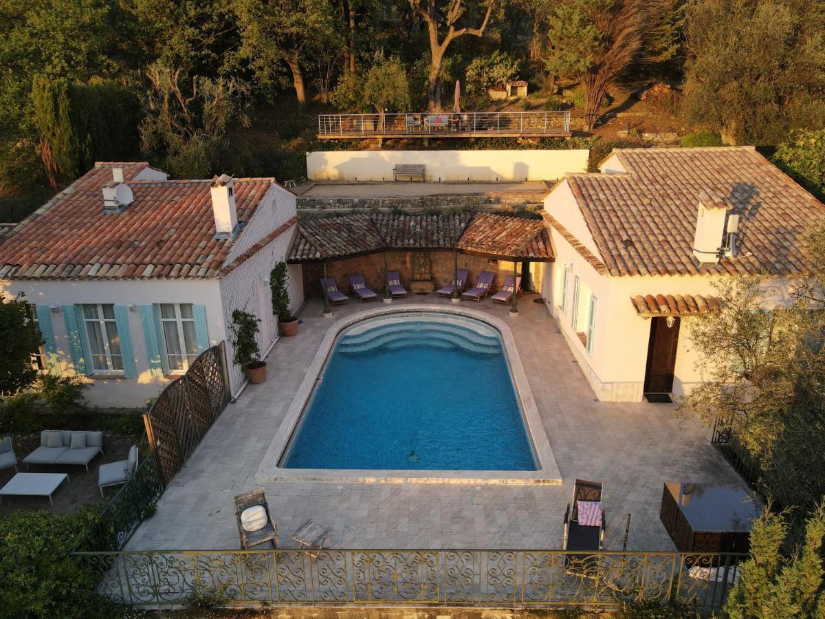 Apartment Cezanne With Heated Pool And Private Garden Chateauneuf-Grasse Exterior photo